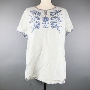 *Athen Pure Girl Grey Loose Top Size 10